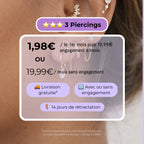 Box piercing mensuelle personnalisée